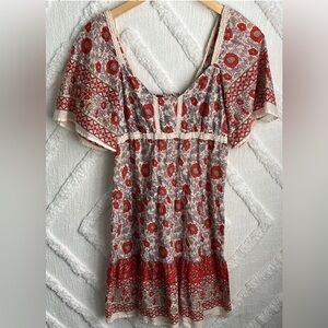Anthropology Eloise Prairie Dress Size S